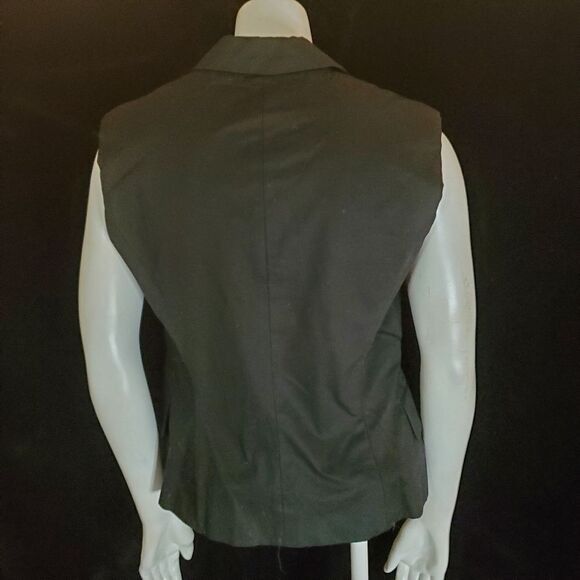 Zara Basic Single Button Black Business Vest (M) - Picture 4 of 5